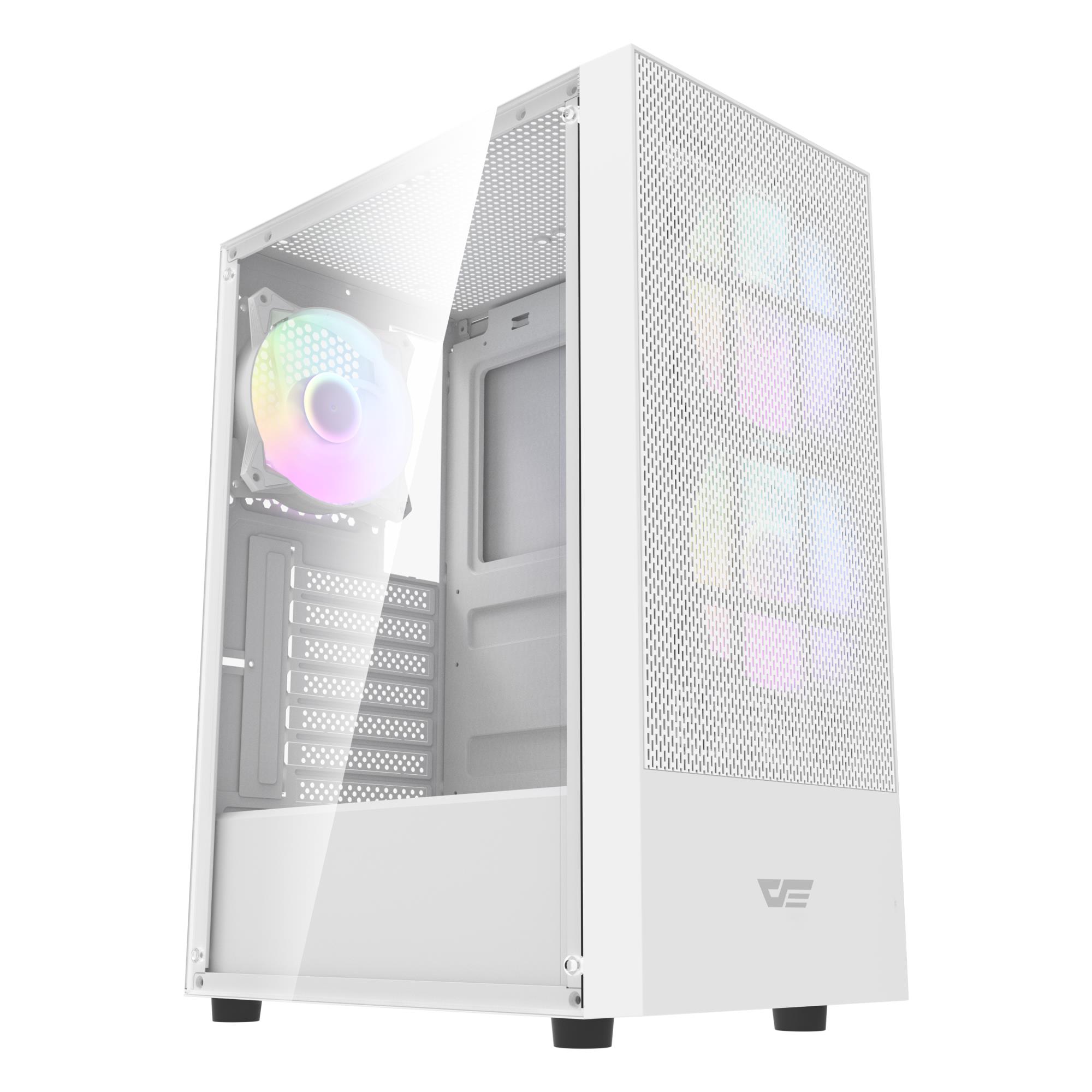 CASE MIDITOWER ATX W/O PSU/A290 WHITE DARK FLASH