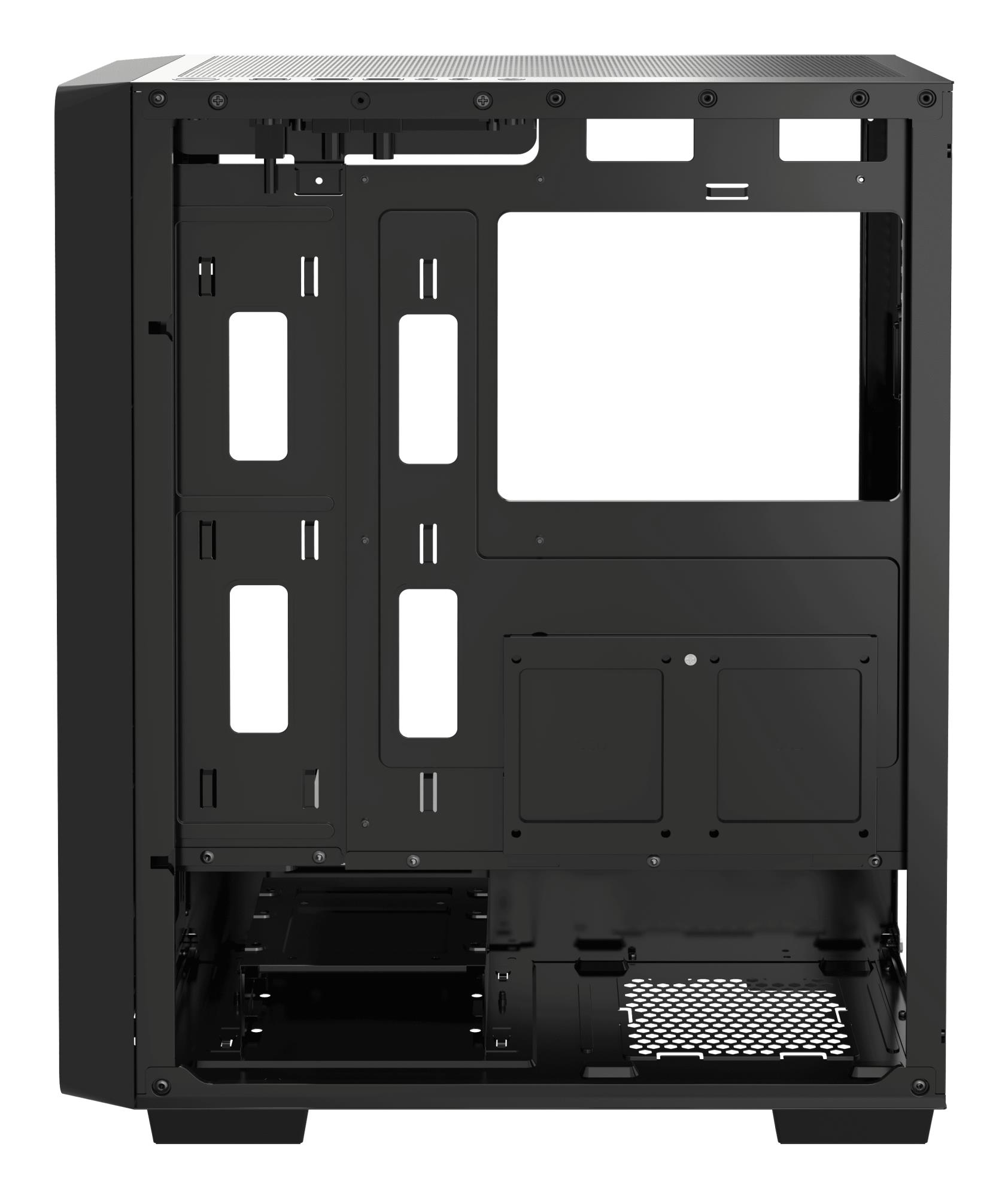 Корпус для компютера ATX W/O PSU GAMMA C60 BK (GAMMA-C60-BKG000XX-GL) OCYPUS на малюнкі №7
