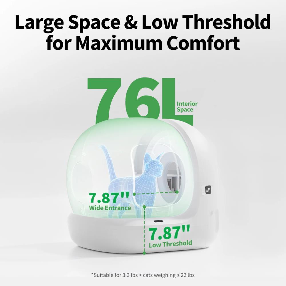 Смарт лоток PETKIT PURA MAX 2 Self-Cleaning Cat Litter Box P9902 на малюнкі №4