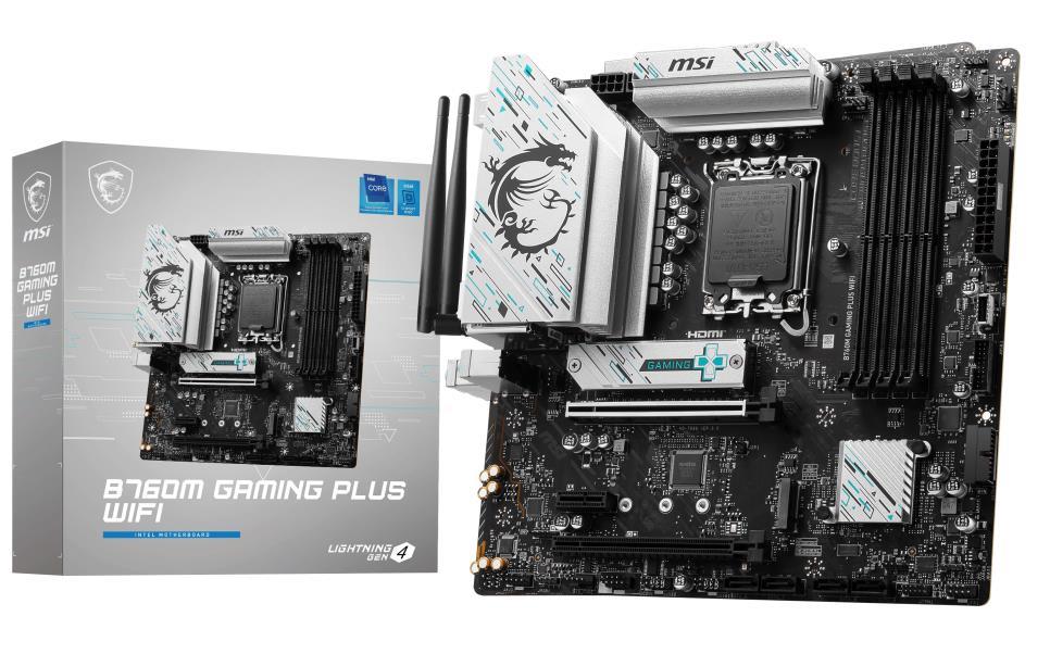 Mainboard|MSI|Intel B760 Express|LGA1700|Micro-ATX|Memory DDR5|Memory slots 4|B760MGAMINGPLUSWIFI