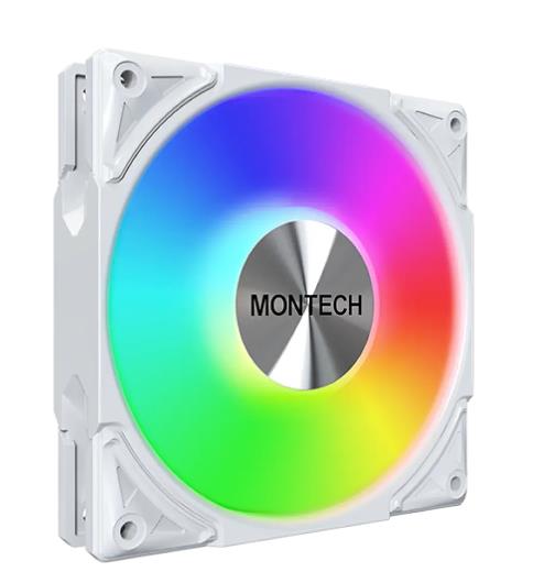 Набір із трьох вентиляторів для корпусу 120MM METAL PRO 12 ARGB 3 PACK (W) MONTECH на малюнкі №2