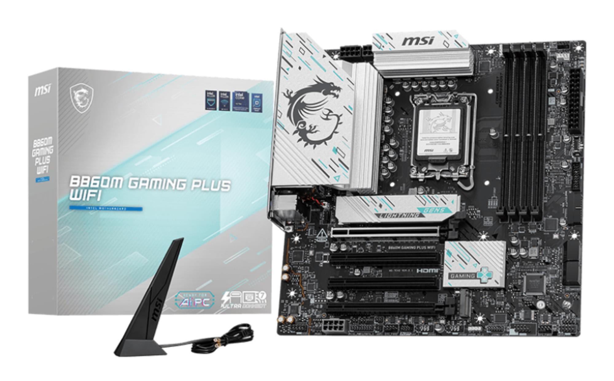 Mainboard|MSI|Intel B860 Express|LGA1851|Micro-ATX|Memory DDR5|Memory slots 4|B860MGAMINGPLUSWIFI