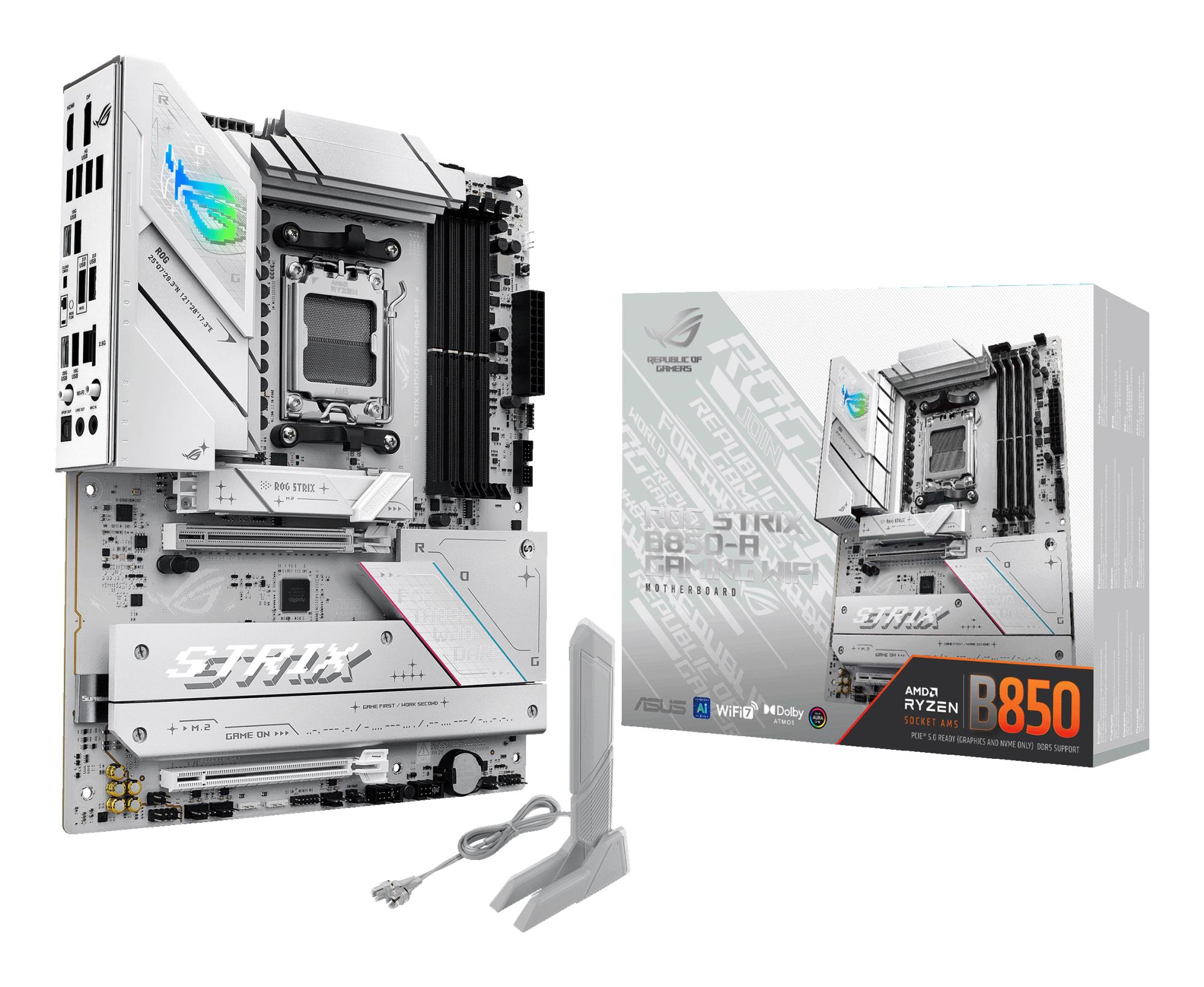 Mainboard|ASUS|AMD B850|SAM5|ATX|Memory DDR5|Memory slots 4|ROGSTRIXB850-AGAMWIFI