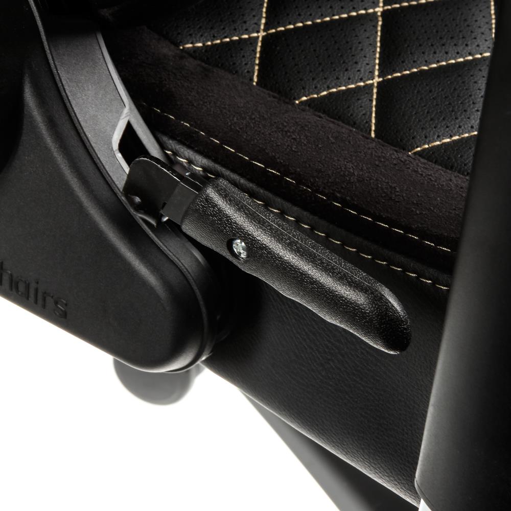 Ігрове крісло Noblechairs EPIC штучна шкіра, чорний/золотий на малюнкі №20
