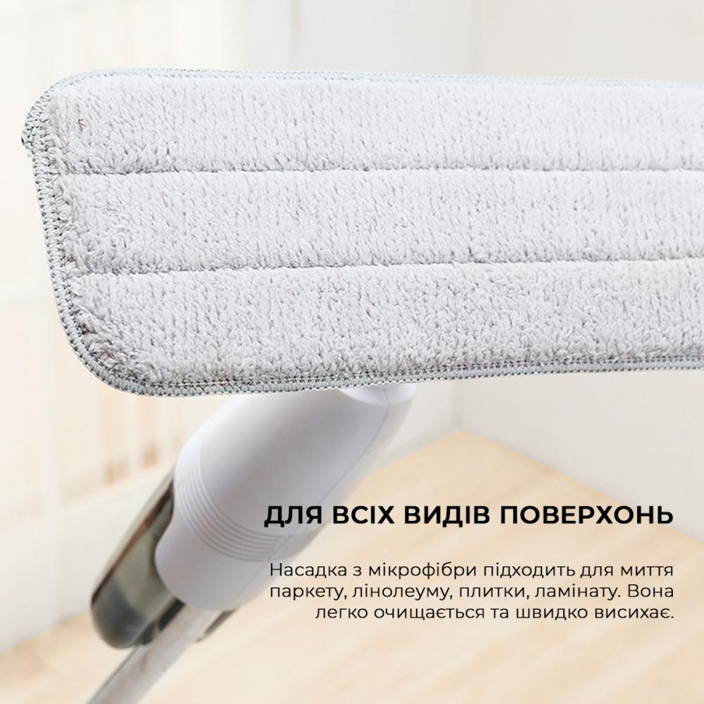 Підлогонатирач/Швабра з роспилювачем Xiaomi Deerma Spray Mop White (TB500) на малюнкі №6