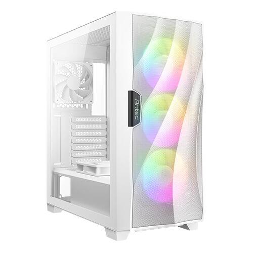 Case | ANTEC | DF700 FLUX WHITE | MidiTower | Case product features Transparent panel | Not included | ATX | MicroATX | MiniITX | Colour White | 0-761345-80074-7