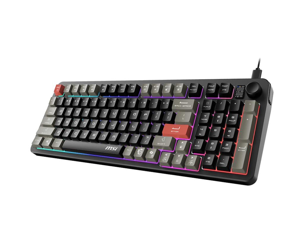 Клавіатура GAMING BLACK UA FORGE GK110 UA MSI на малюнкі №2
