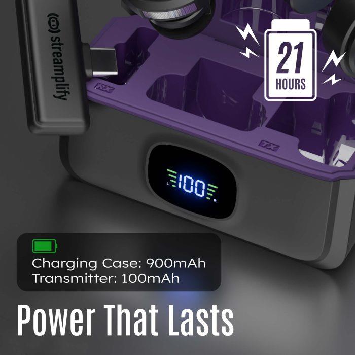 Мікрофон петличний бездротовий Streamplify MIC GO-48-WL, чорний на малюнкі №15