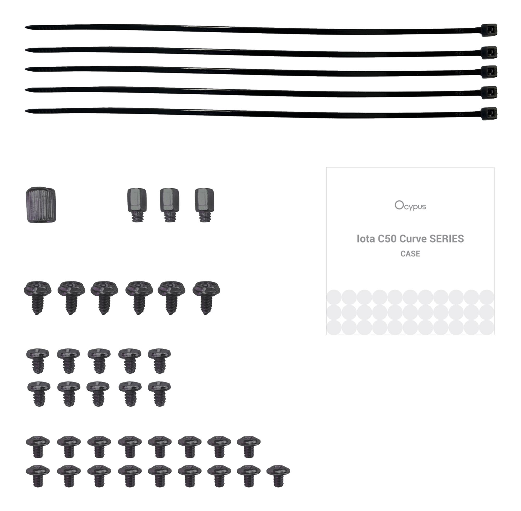 Корпус для компютера IOTA C50 BK CURVE ARGB DIGITAL (IOTA-C50-BKD300CD-GL) OCYPUS на малюнкі №10