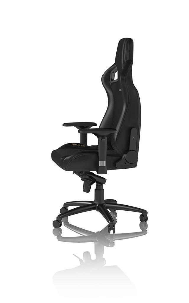 Ігрове крісло Noblechairs EPIC натуральна шкіра, чорний на малюнкі №5