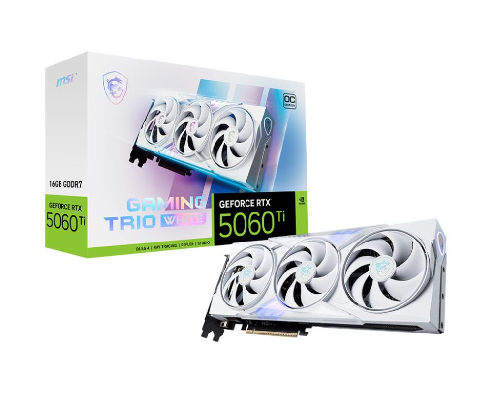 MSI NVIDIA Ge Force RTX 5060 Ti 16 GB GDDR7 128 bit PCIE 5.0...