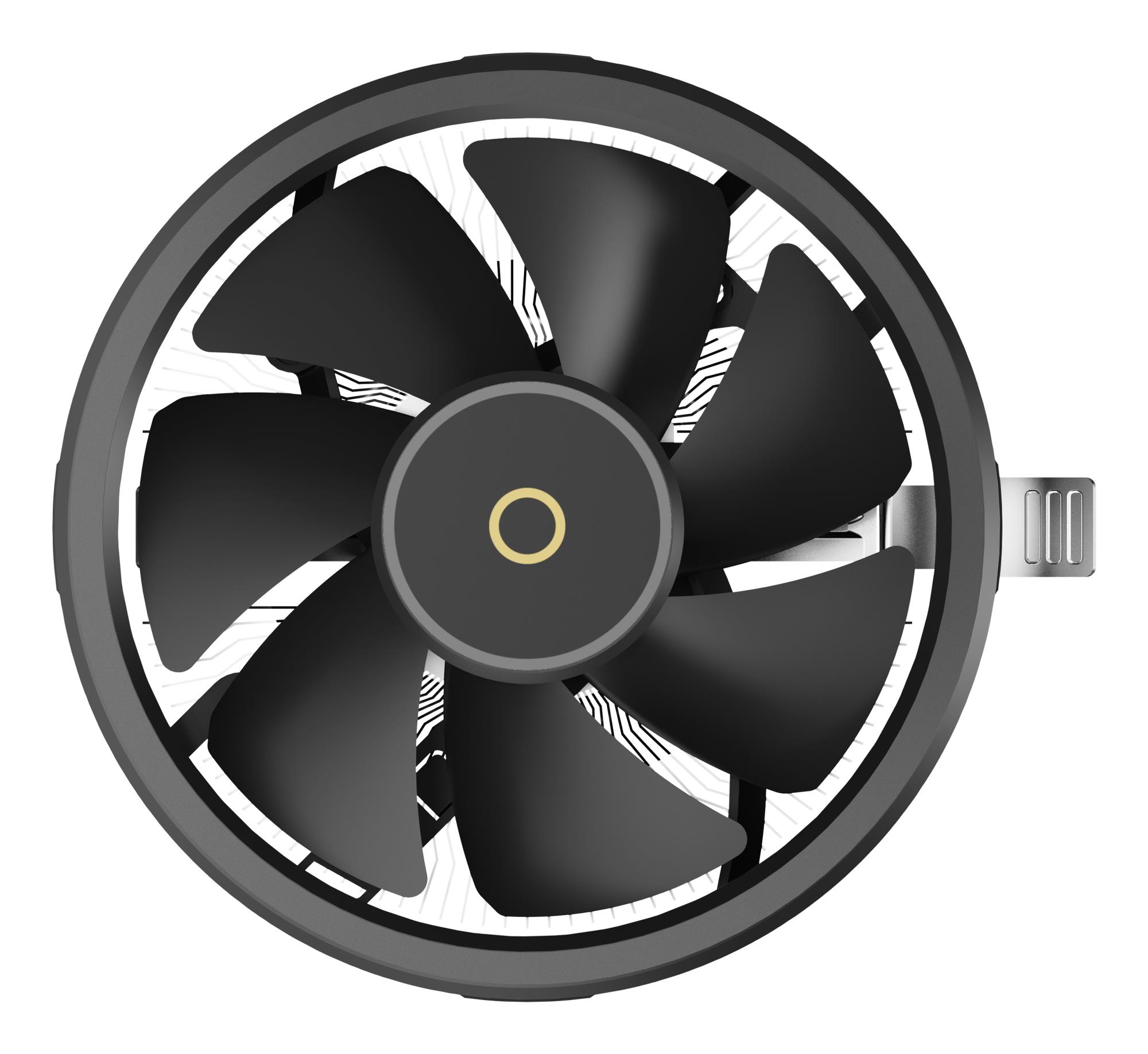 Корпусний вентилятор 120MM BETA A10 BK (BETA-A10-BK1NNWN00X-GL) OCYPUS на малюнкі №1