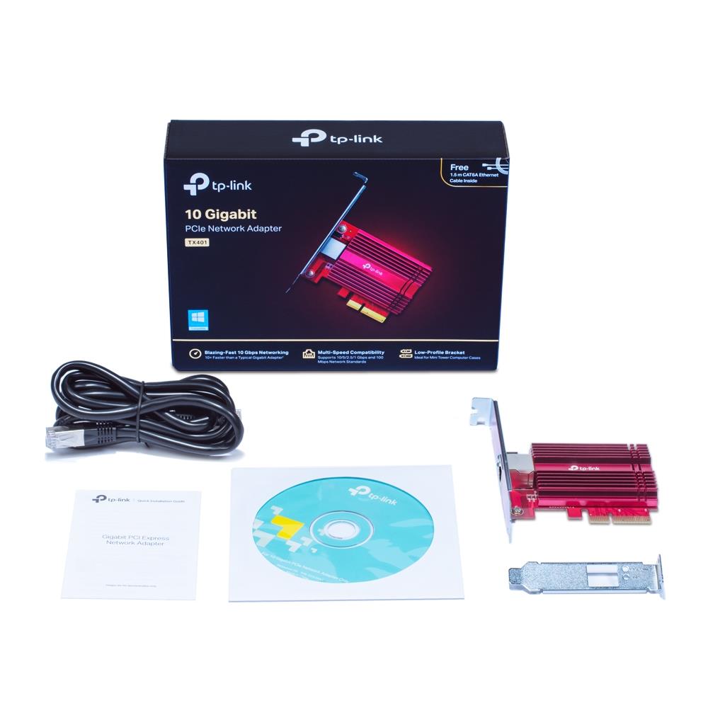 Мережевий адаптер PCI Express, TX401 TP-LINK на малюнкі №5
