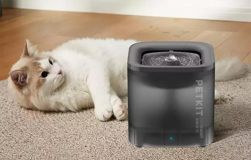 Поїлка PETKIT Eversweet SOLO SE Smart Pet Drinking Fountain P4103S GREY (Чорний) дивитися зображення № 8