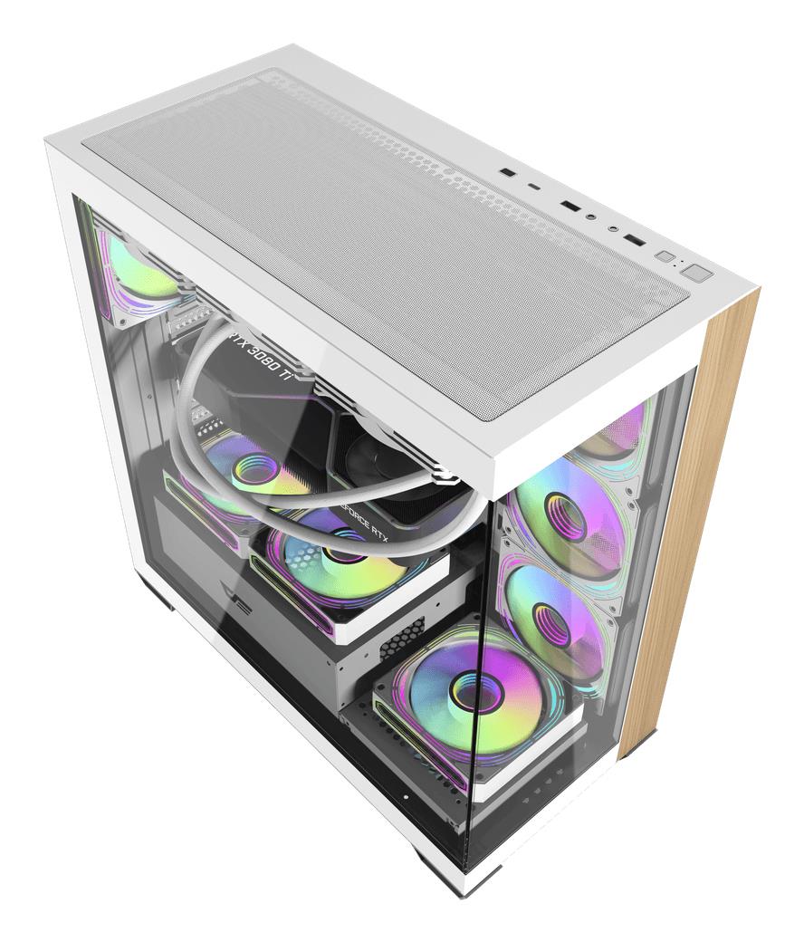 Корпус для компютера DARK FLASH ATX без блока живлення DS900W білий на малюнкі №9