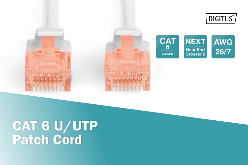 Кабель PATCH CAT6 UTP 3M DK-1612-030 ASSMANN на картинке №4