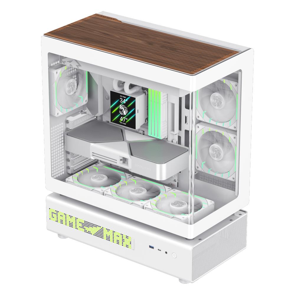 Корпус для компютера ATX W/O PSU N90 WH GAMEMAX на малюнкі №3