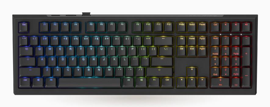 Клавіатура бездротова Ducky One X Wireless магнітні перемикачі, чорний на малюнкі №3