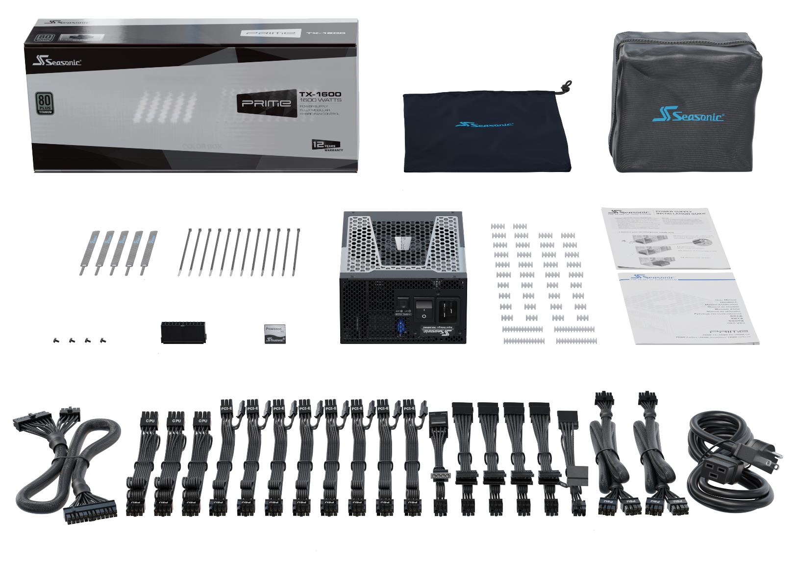Блок живлення ATX 1600W PRIME TX 1600-ATX31 SEASONIC на малюнкі №7