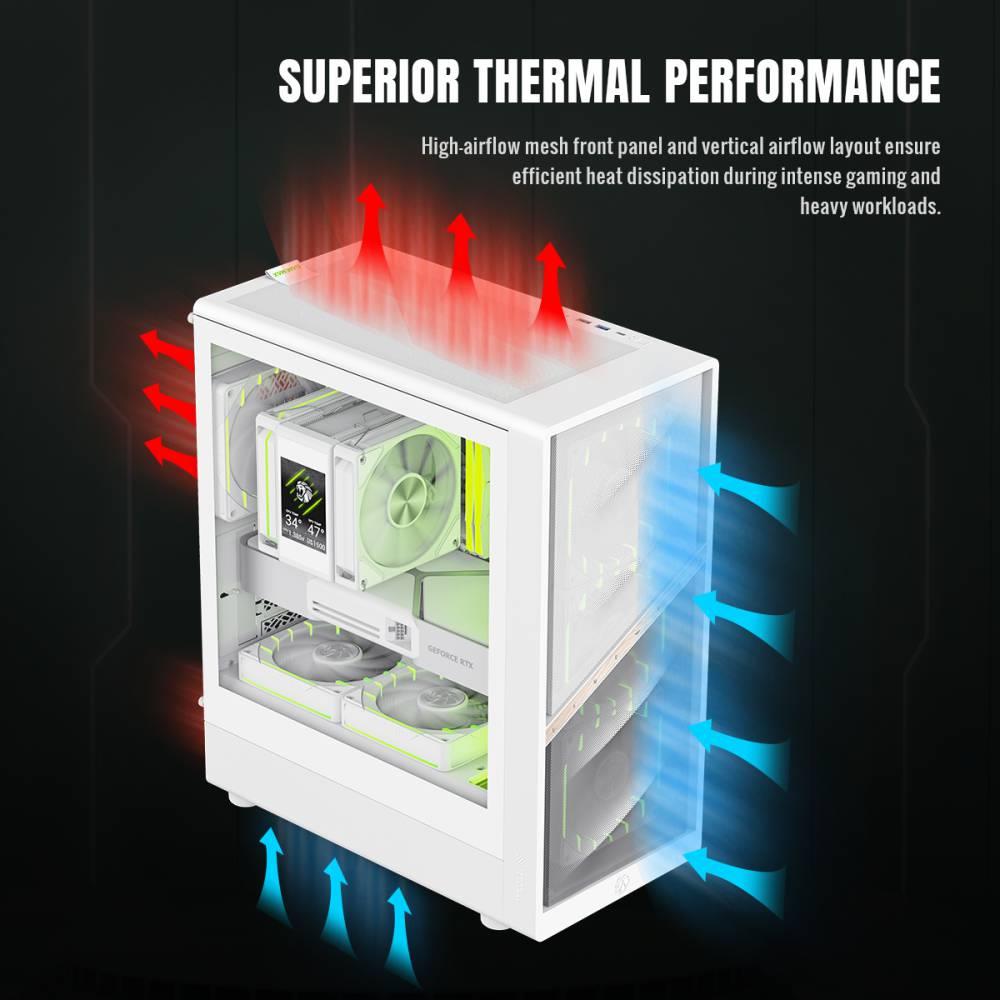 Корпус для компютера ATX W/O PSU AERIS 330 MW GAMEMAX на малюнкі №11