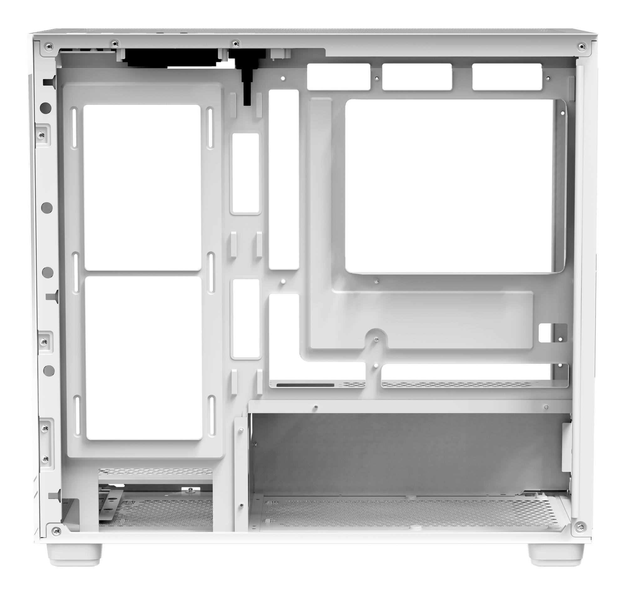 Корпус для компютера MATX W/O PSU GAMMA C52 WH (GAMMA-C52-WHD000XX-GL) OCYPUS на малюнкі №7