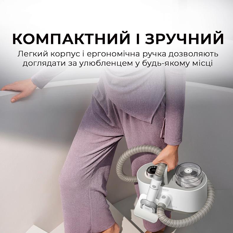 Набір для грумінгу Mova Pet Grooming G1Pro CH2 (Білий) дивитися зображення № 13