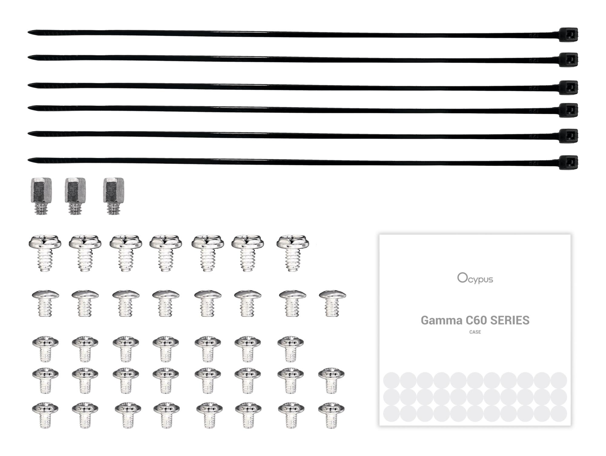Корпус для компютера ATX W/O PSU GAMMA C60 WH (GAMMA-C60-WHG000XX-GL) OCYPUS на малюнкі №10