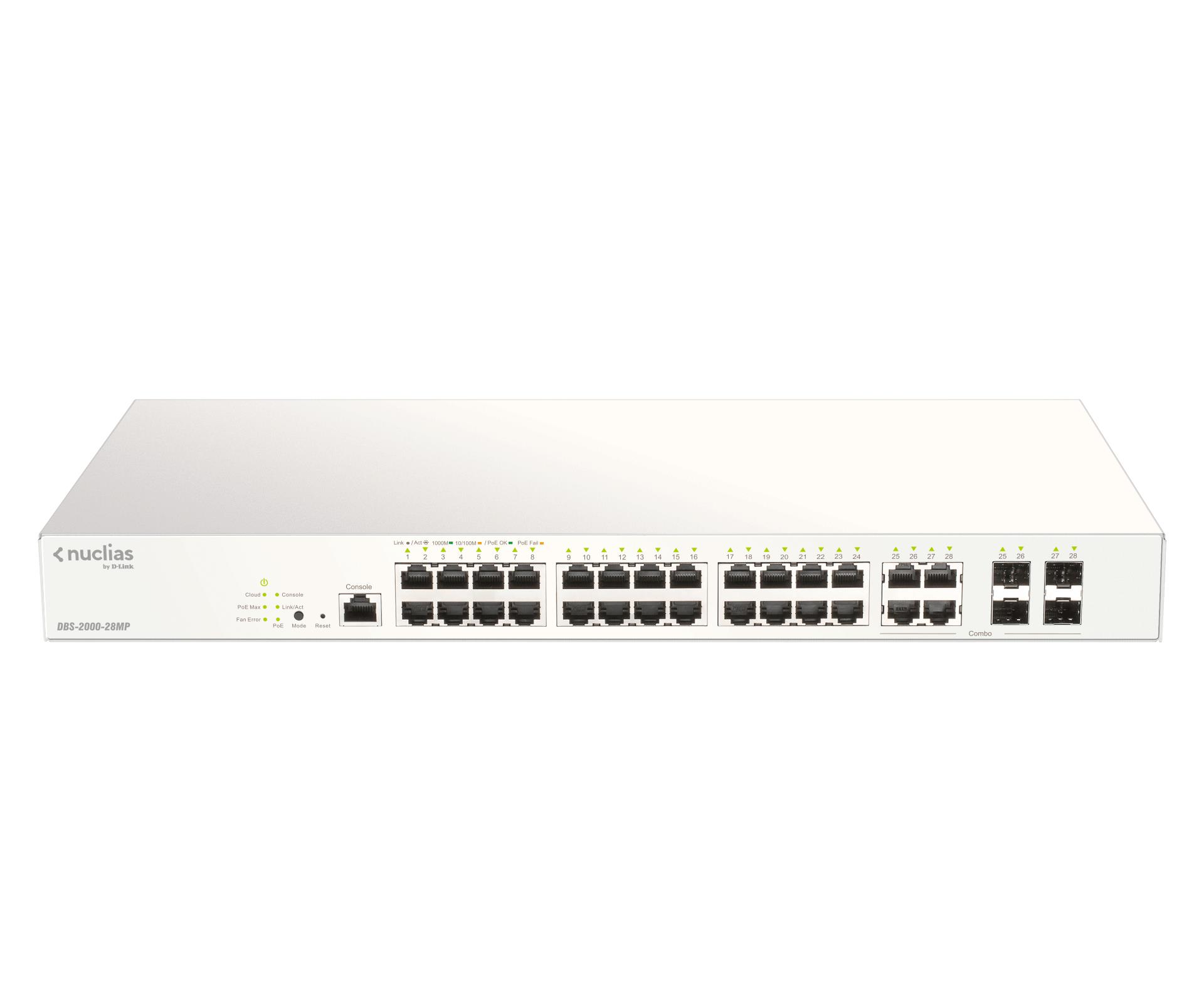 Net Switch 28PORT 100/1000/4SFP DBS-2000-28MP D-Link