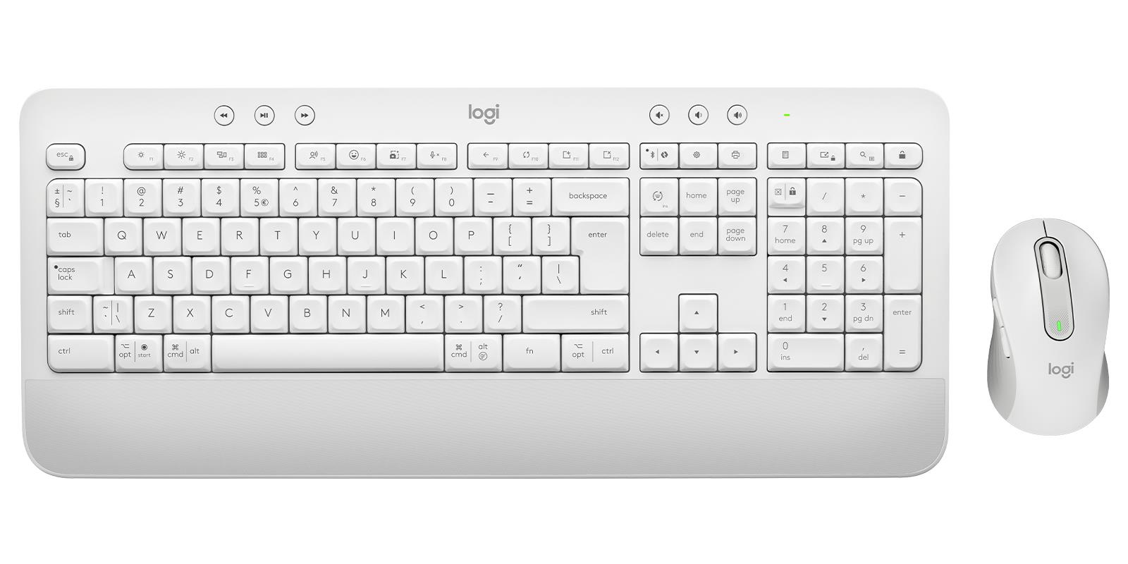 Комплект з маніпулятора миші та клавіатури бездротовий LOGITECH Signature MK650 Combo for Business - OFFWHITE - US INTL - BT - INTNL - B2B (920-011032) на малюнкі №1