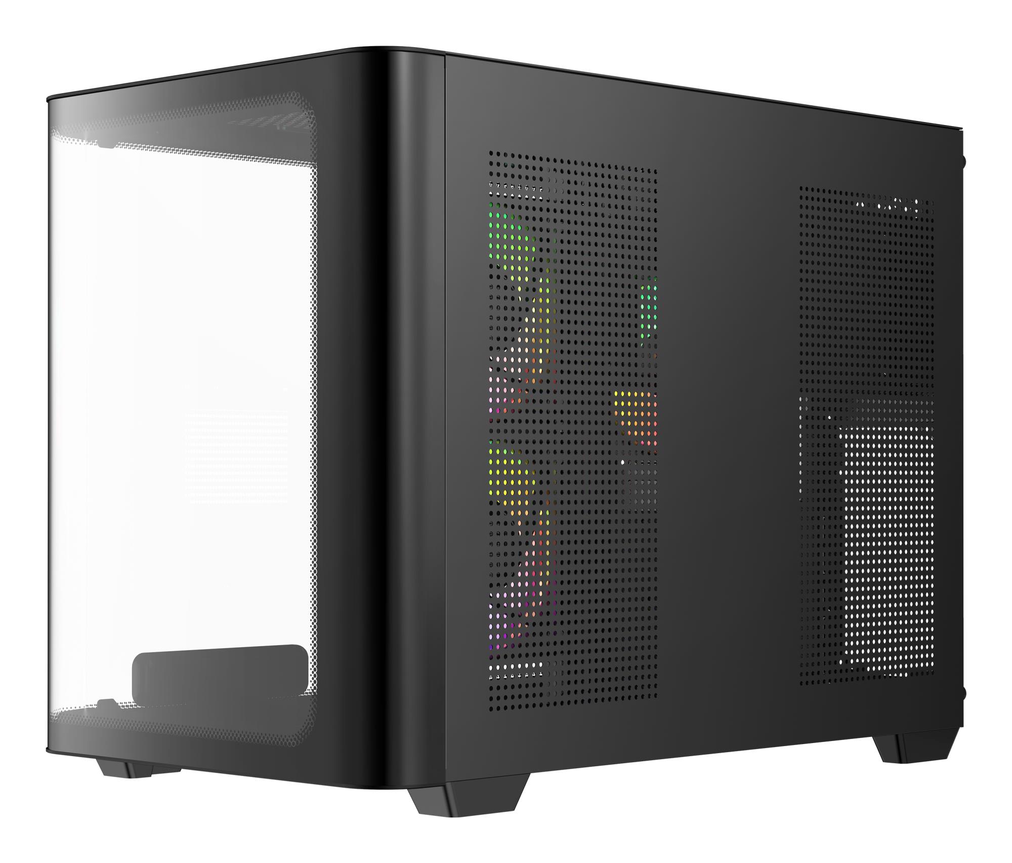 Корпус для компютера IOTA C50 BK CURVE ARGB DIGITAL (IOTA-C50-BKD300CD-GL) OCYPUS на малюнкі №4