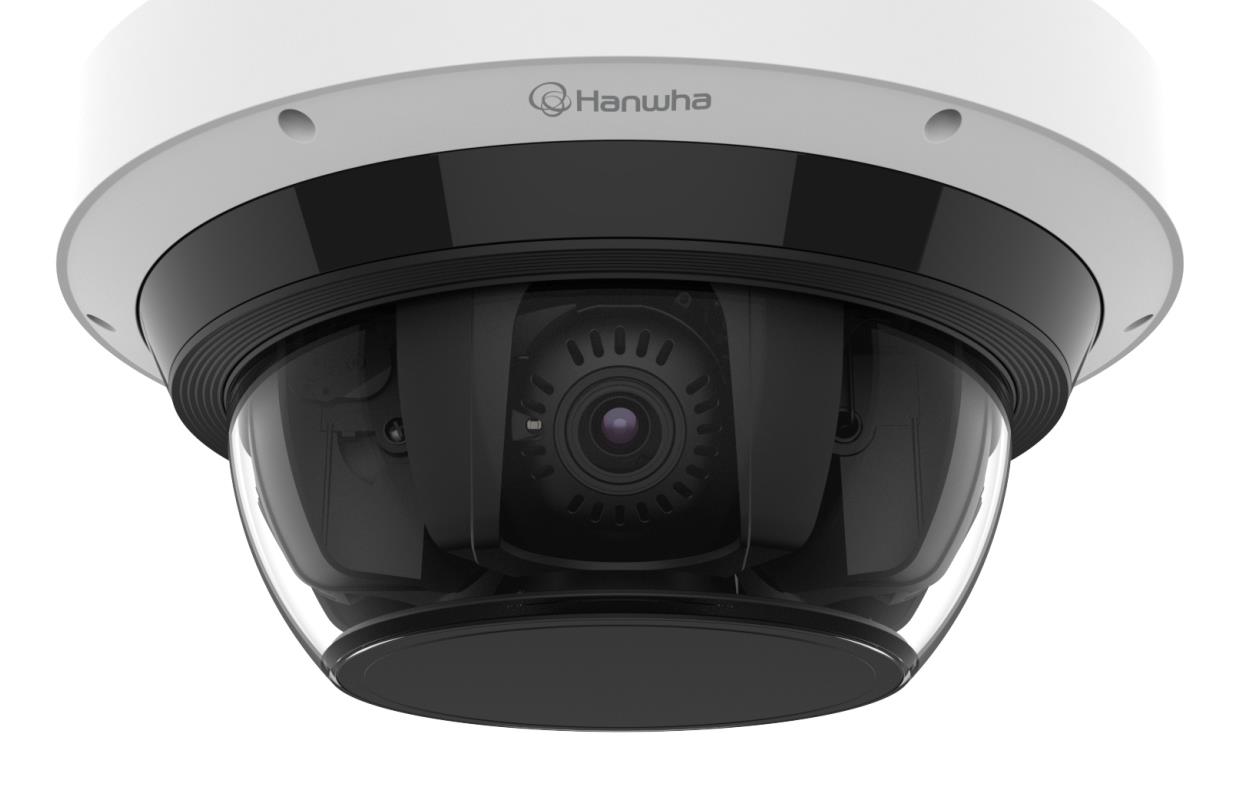 Мережева камера 4CH x 8MP @ 20FPS, Motorized Varifocal Lens with PTRZ function 4.38~9.33mm PNM-C32083RQZ HANWHA VISION