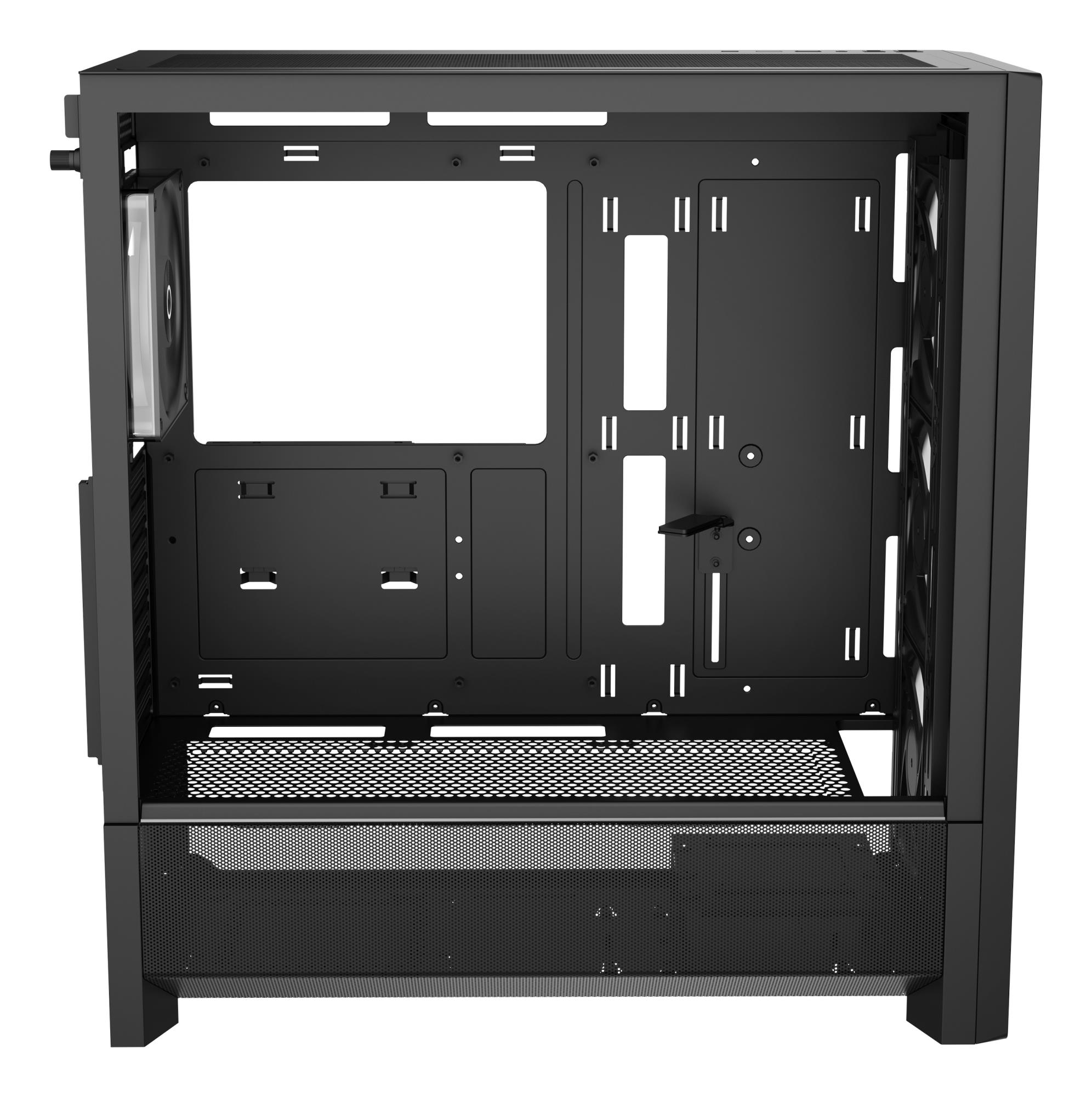 Корпус для компютера ATX W/O PSU DELTA C70 BK ARGB (DELTA-C70-BKG400XX-GL) OCYPUS на малюнкі №4