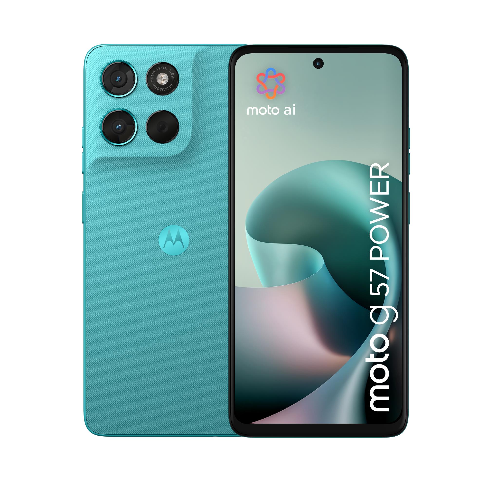 Мобільний телефон MOTO G57 POWER 8/256 CYAN PBAH0007RS MOTOROLA