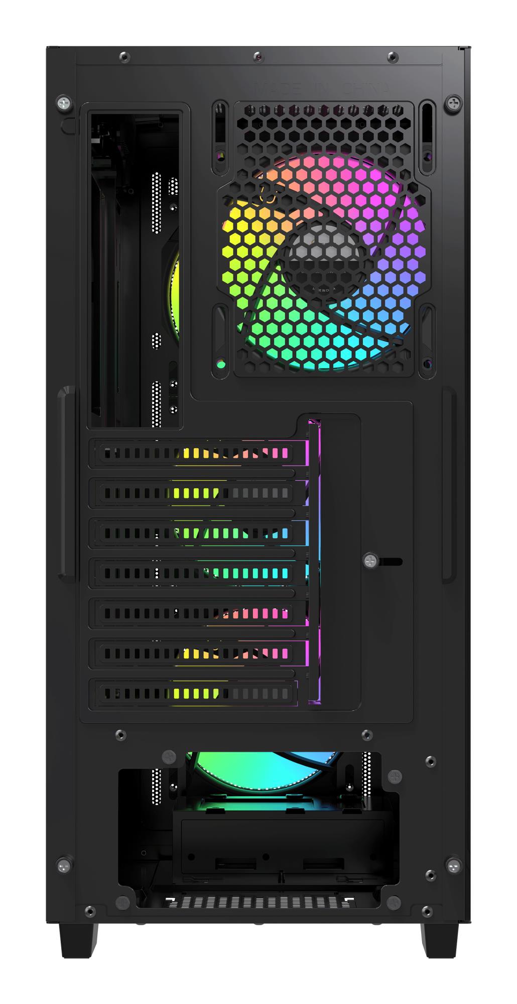 Корпус для компютера ATX W/O PSU GAMMA C60 BK ARGB (GAMMA-C60-BKG400XX-GL) OCYPUS на малюнкі №5