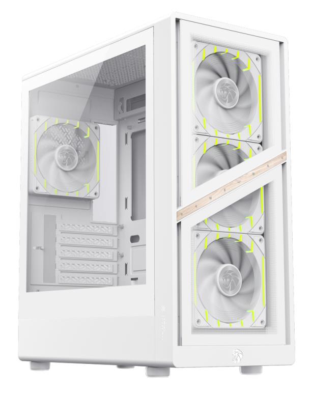 Корпус для компютера ATX W/O PSU AERIS 330 GW GAMEMAX на малюнкі №1