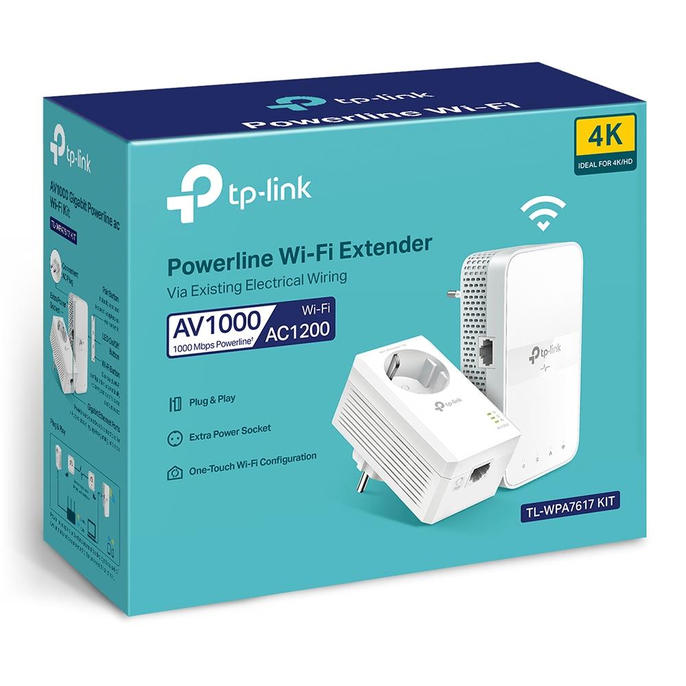 Комплект гігабітного Powerline адаптера, TL-WPA7617 KIT TP-LINK на малюнкі №6
