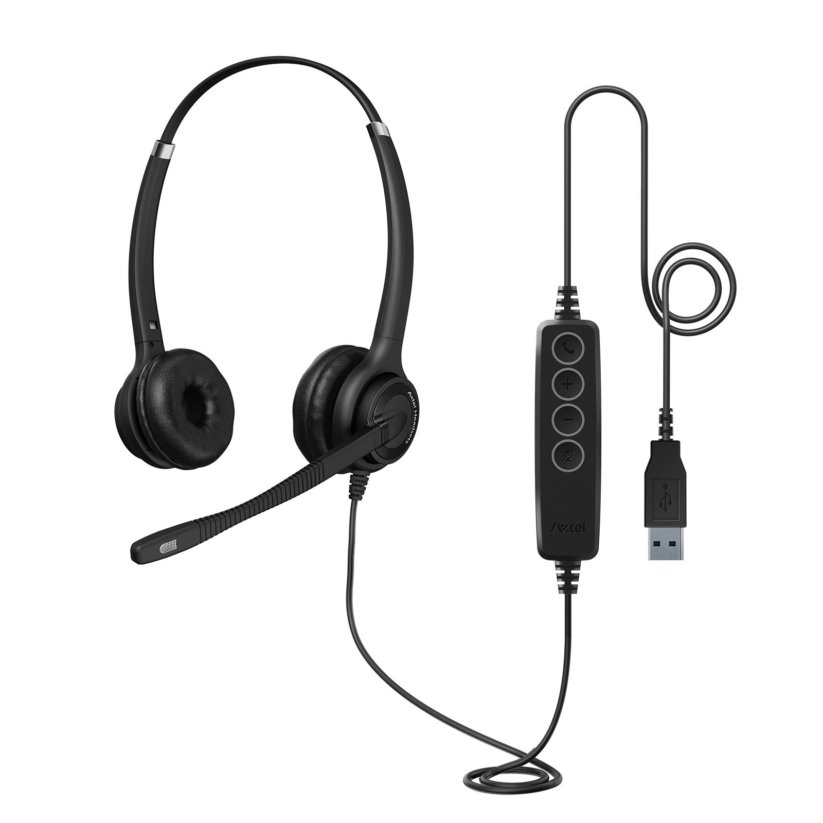Headset Business Duo Usb-a/Axh-ehducd Axtel