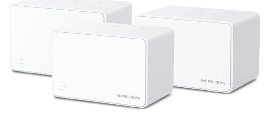 Wireless Router|MERCUSYS|Wireless Router|3-pack|3000 Mbps|Mesh|3×10/100/1000M|HALOH80X(3-PACK)