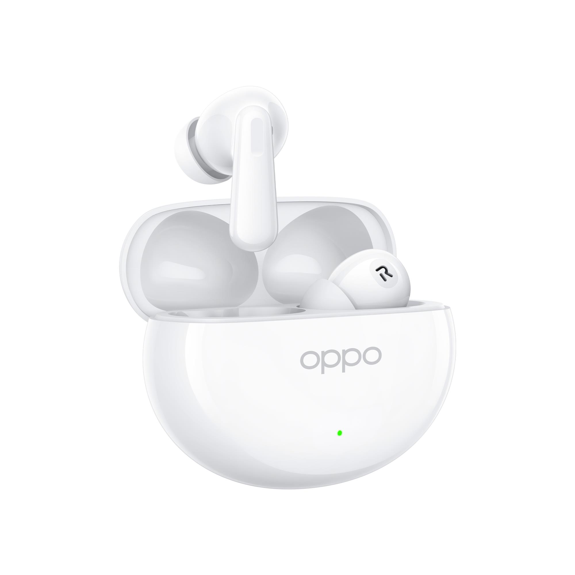 Бездротові навушники HEADSET WIRELESS ENCO AIR4 ETEE1 SILKY WHITE OPPO на малюнкі №1
