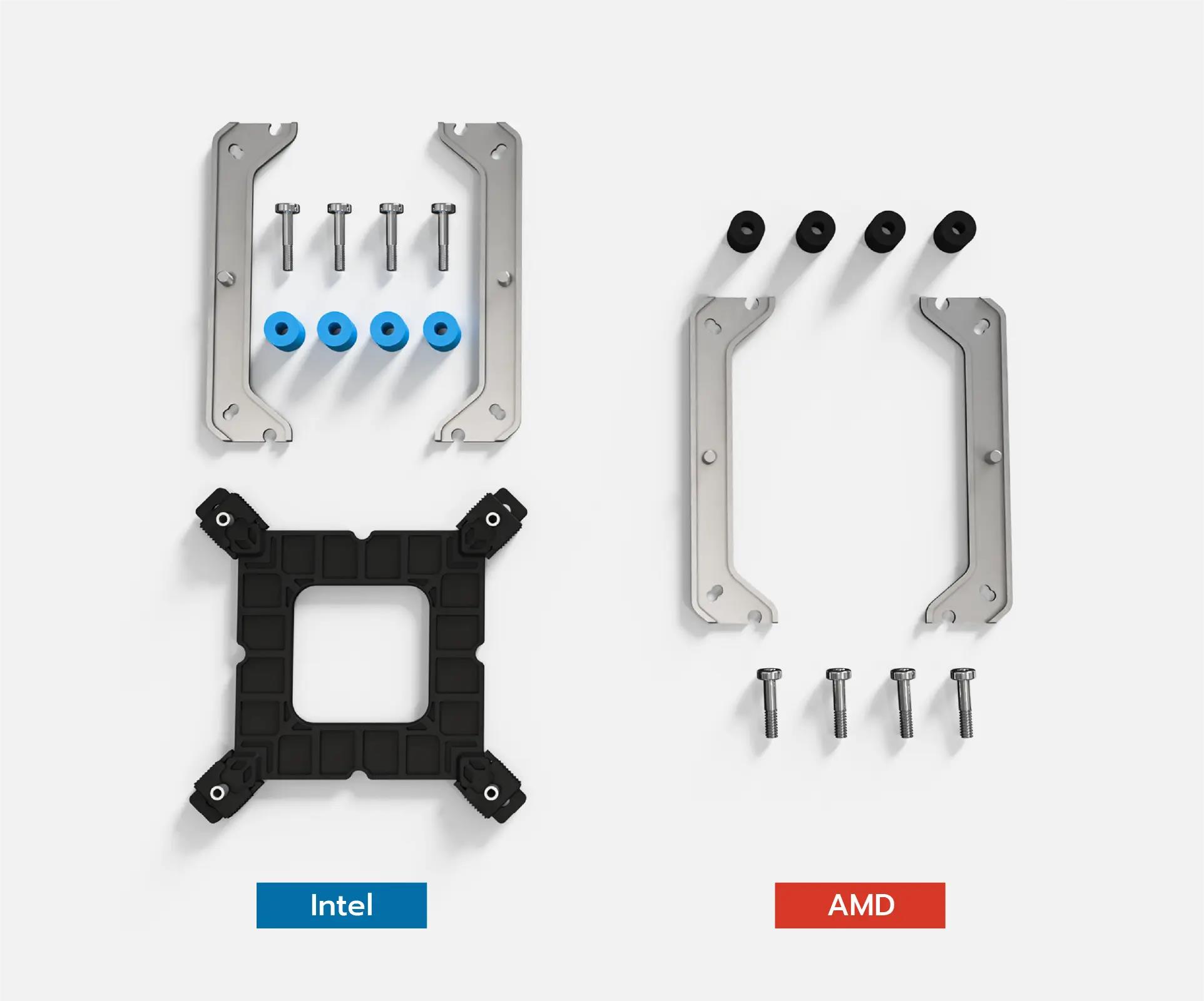 Система охолодження для комп’ютерного процесора MULTI SOCKET WHITE NX400 (W) MONTECH на малюнкі №9