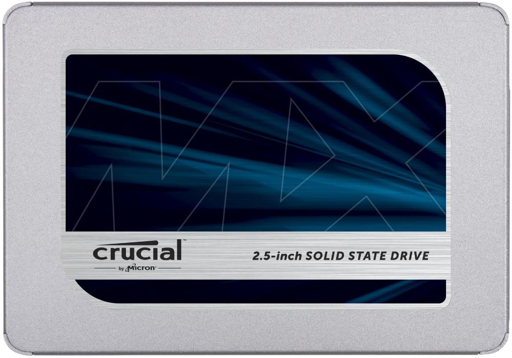 SSD | CRUCIAL | MX500 | 500GB | SATA 3.0 | TLC | Write speed 510 MBytes/sec | Read speed 560 MBytes/sec | 2,5