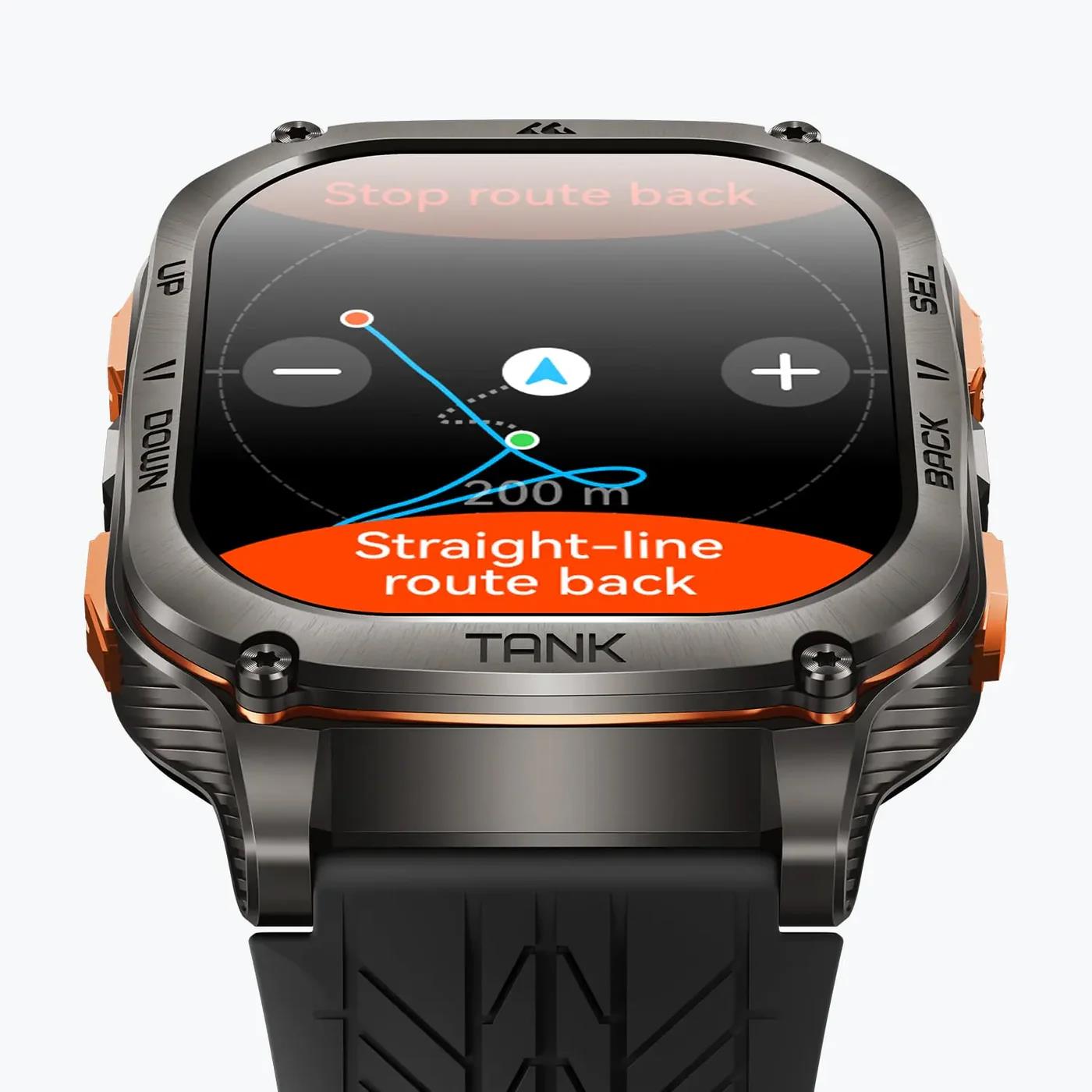 Розумний годинник TANK M3 ULTRA BLK KOSPET на малюнкі №5