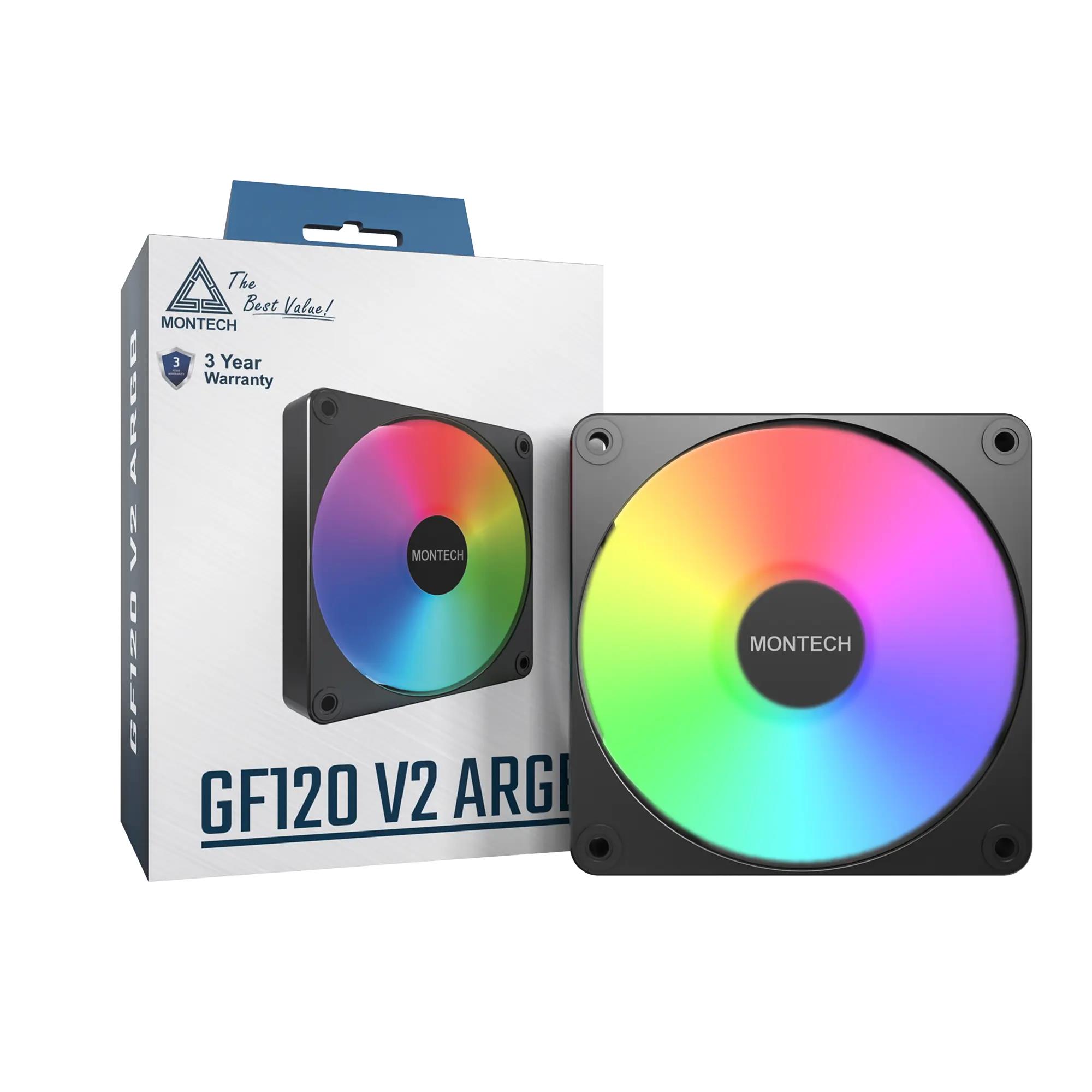 Корпусний вентилятор 120MM GF120 V2 ARGB PWM (B) MONTECH на малюнкі №4