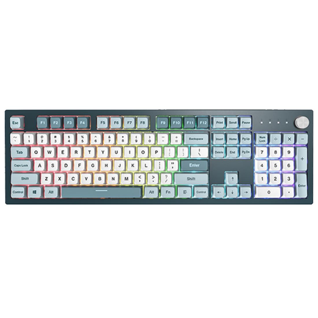 Клавіатура USB FULL SIZE FR MK105FR MONTECH на малюнкі №1