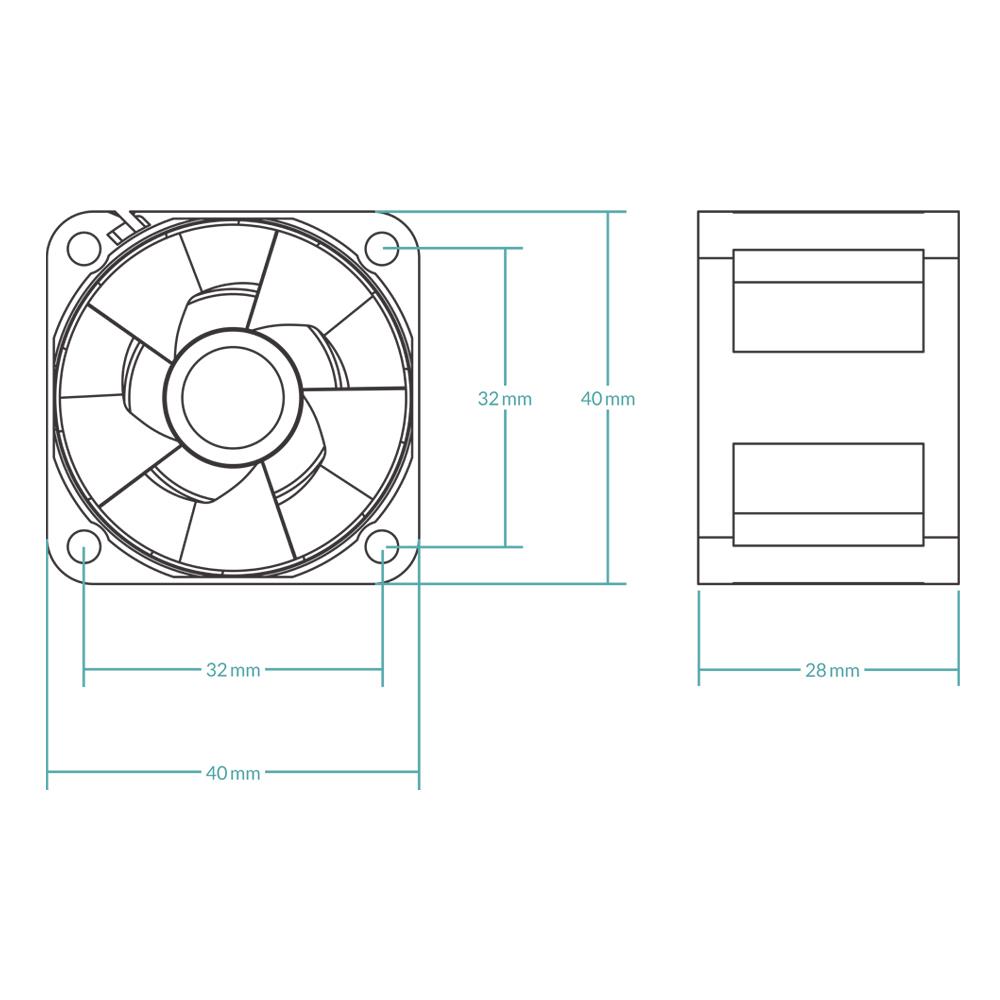 Корпусний вентилятор 40MM S4028-6K ACFAN00185A ARCTIC на малюнкі №5