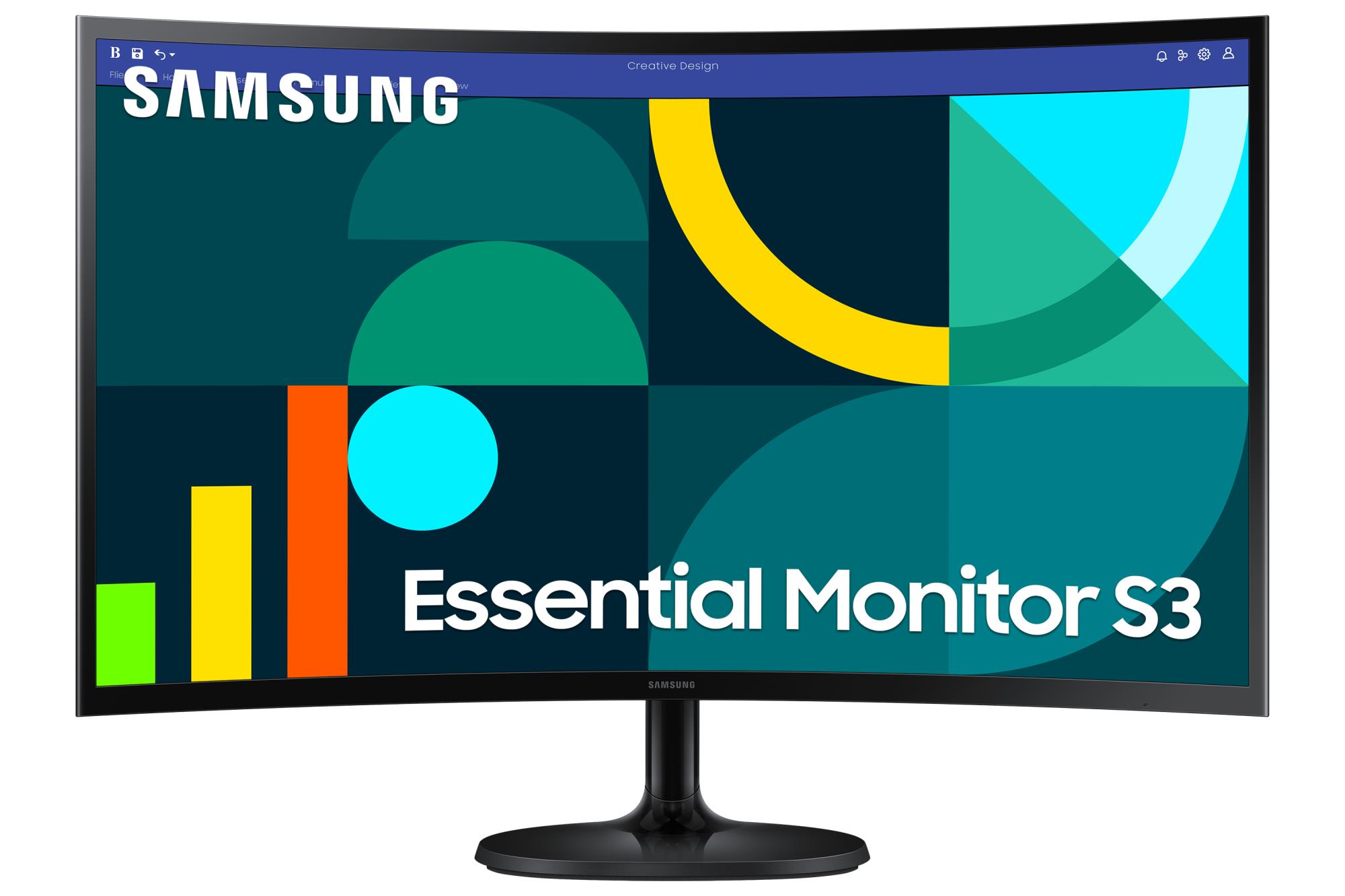LCD Monitor SAMSUNG LS27D362GAUXEN 27" Business/Curved Matte...