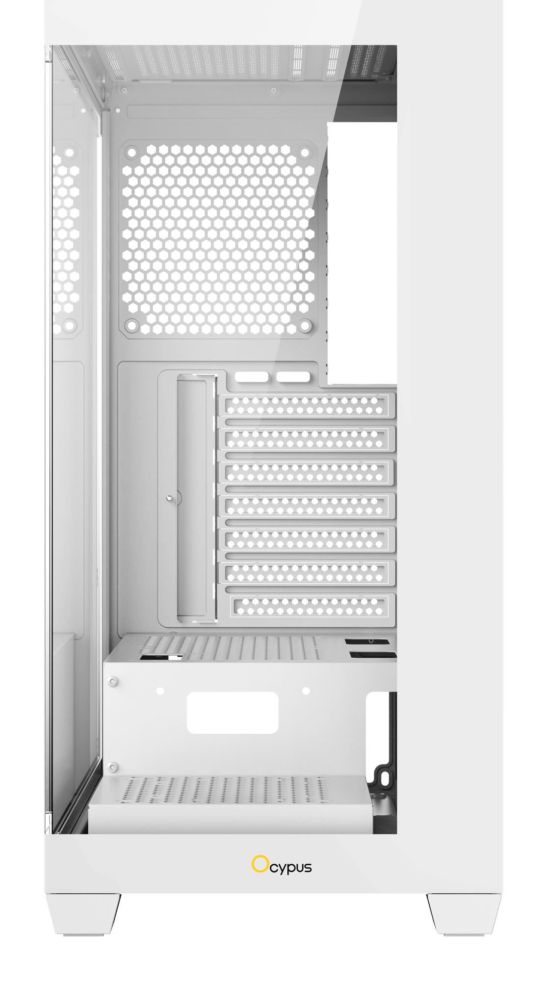 Корпус для компютера ATX W/O PSU GAMMA C72 WH (GAMMA-C72-WHD000XX-GL) OCYPUS на малюнкі №2