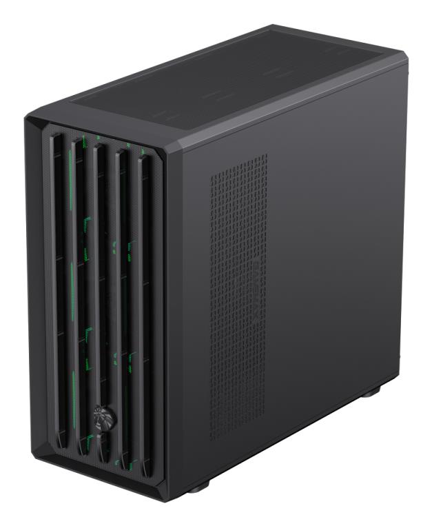 Корпус для компютера ATX W/O PSU CLAW 460 BK GAMEMAX на малюнкі №9