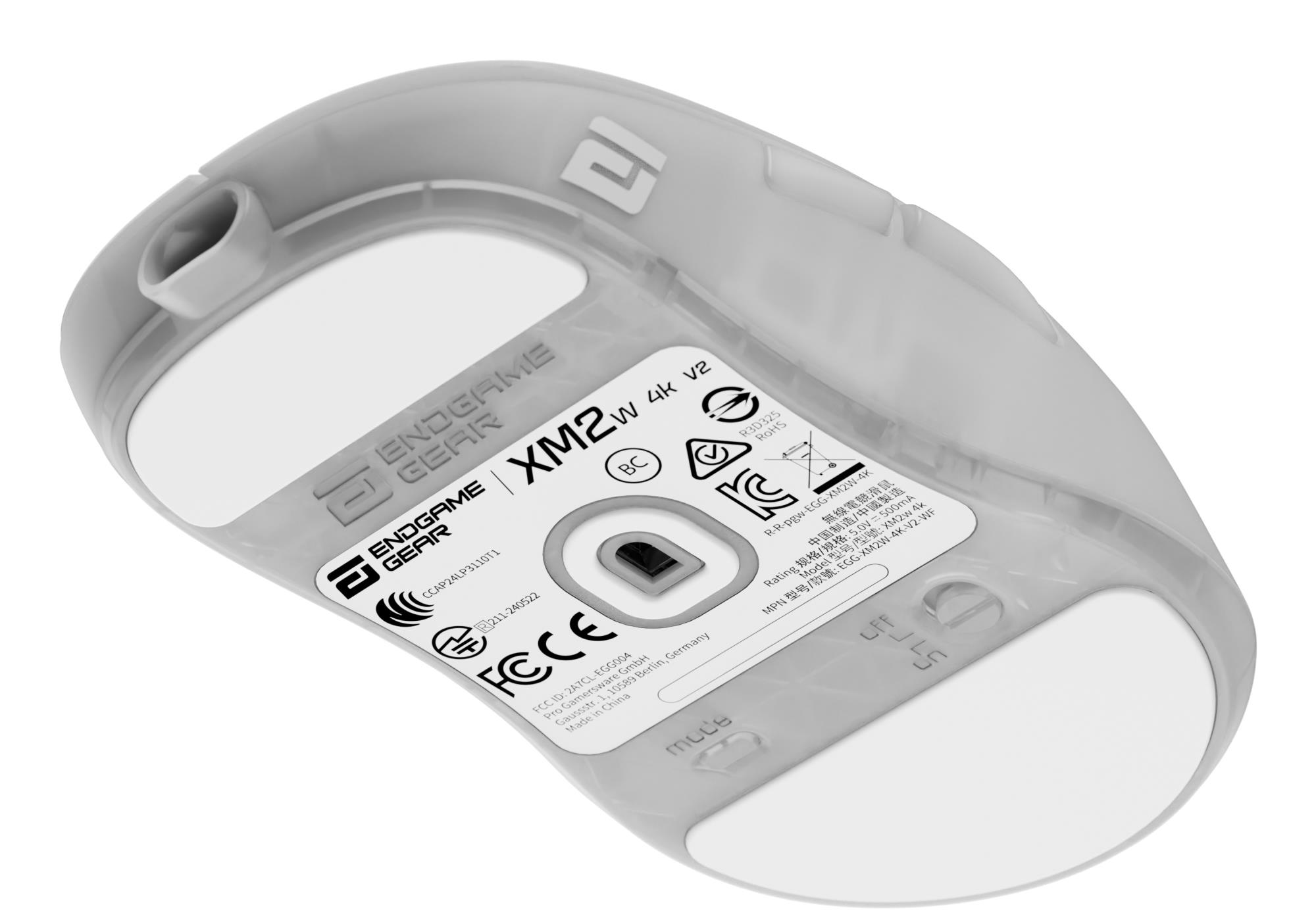Миша ігрова бездротова Endgame Gear XM2w 4k v2 , білий (прозорий) на малюнкі №13