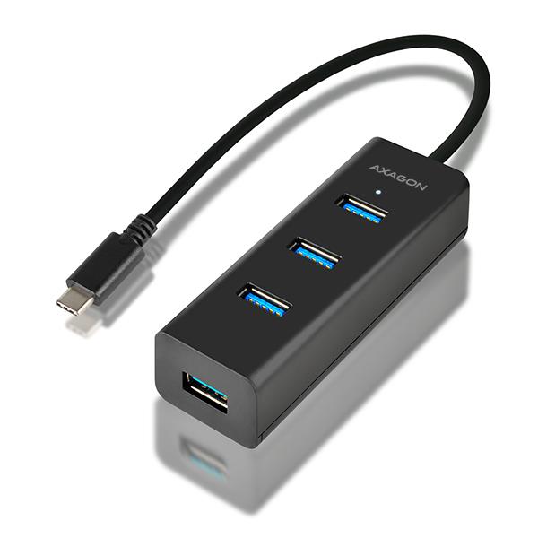 I/O HUB USB-C 4PORT CHARGING/0.4 M HUE-S2 C AXAGON